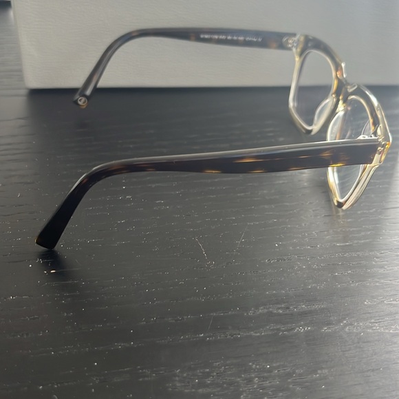 RARE! Warby Parker Winston Eye Glasses Frame in Cognac Tortoise and Citron - Picture 6 of 14